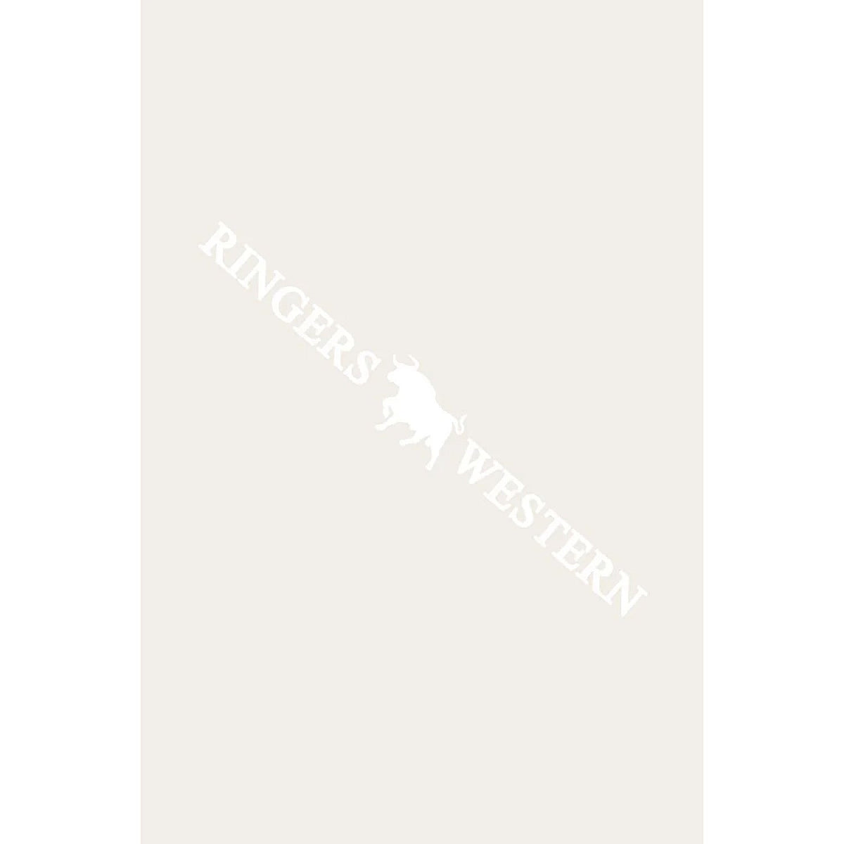 Ringers Large Long Die Cut Sticker - White