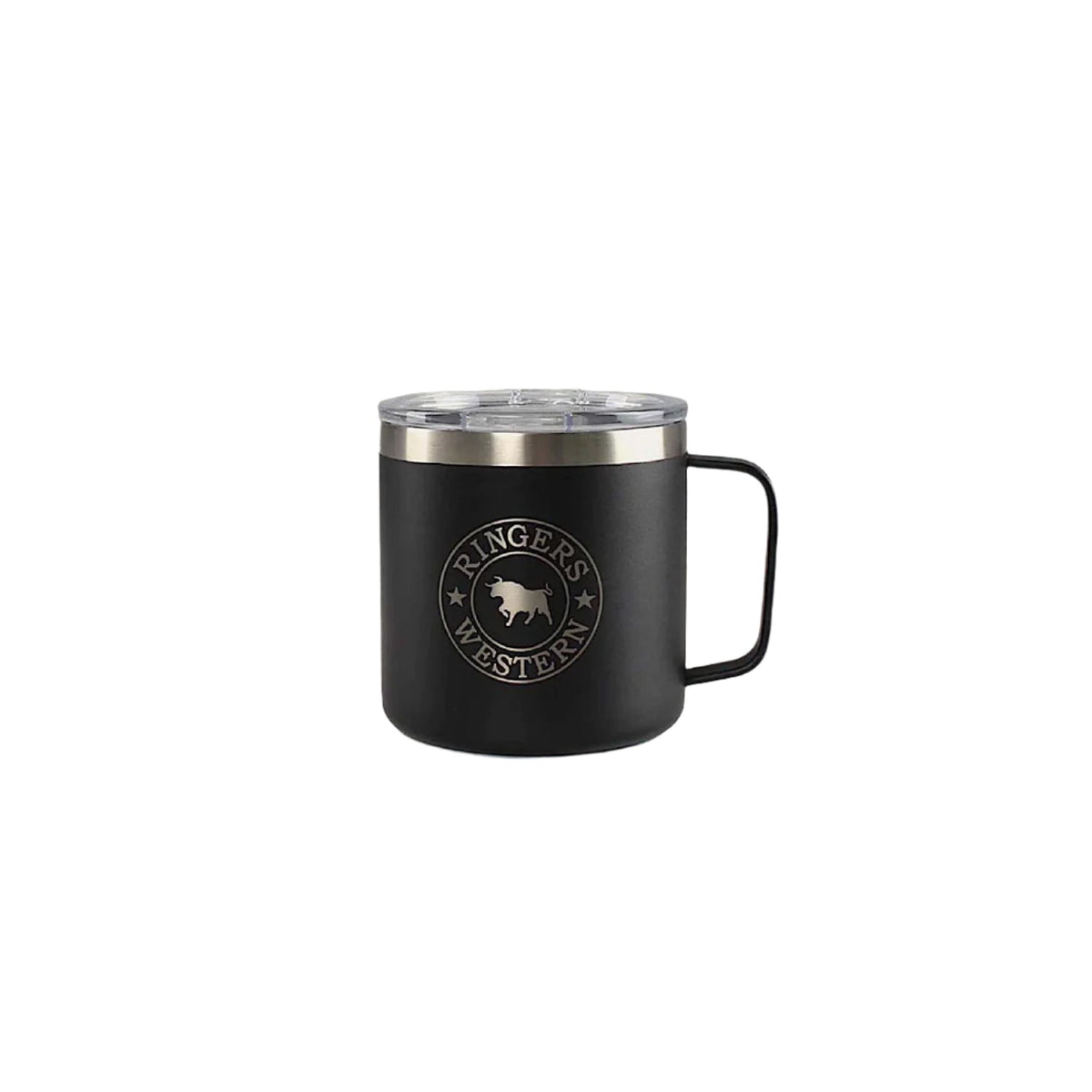 Ringers Western Brew Mug Powder Coated Insulated - Black