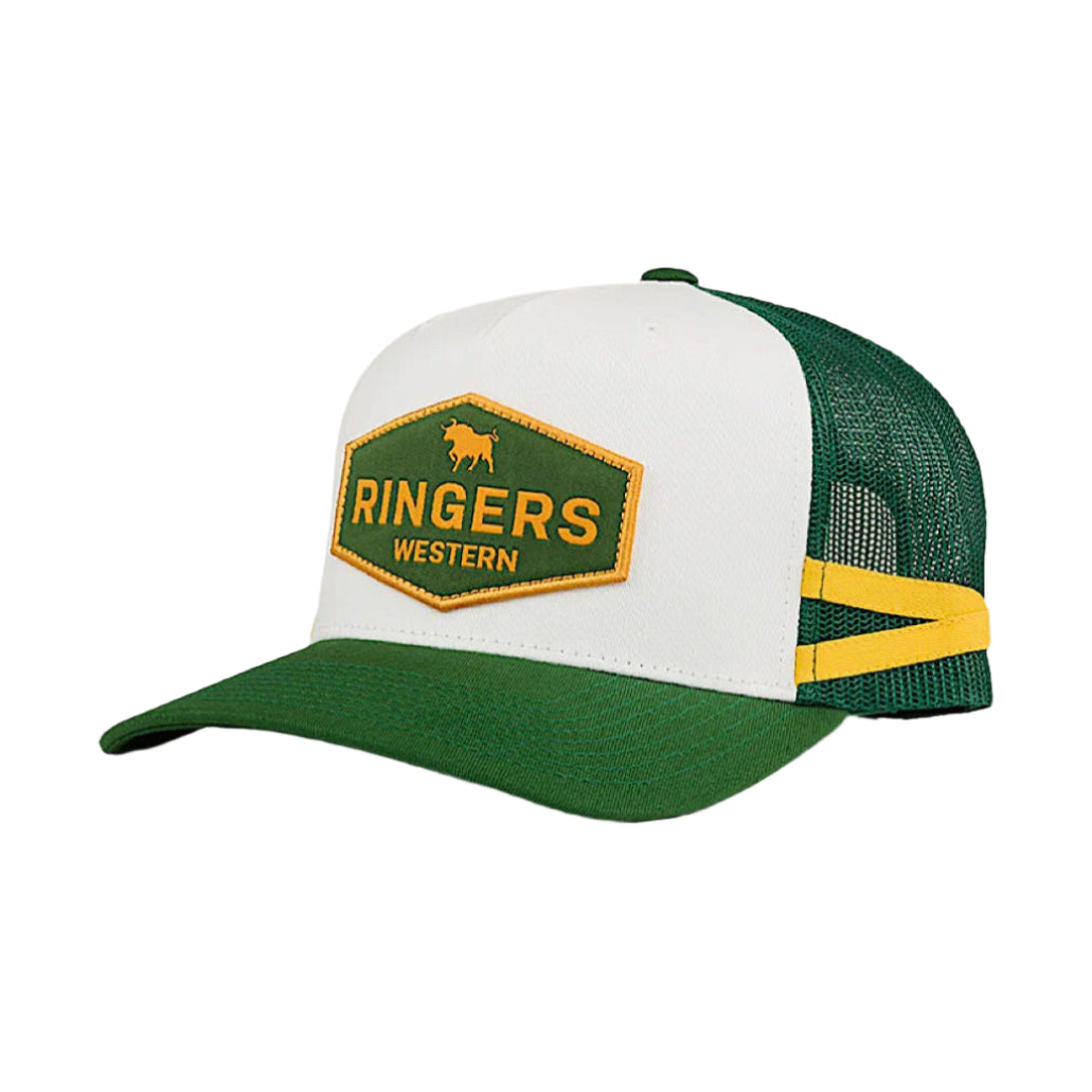 Ringers Western Kid’s Cunningham Deep Fit Trucker Cap - Lake Green