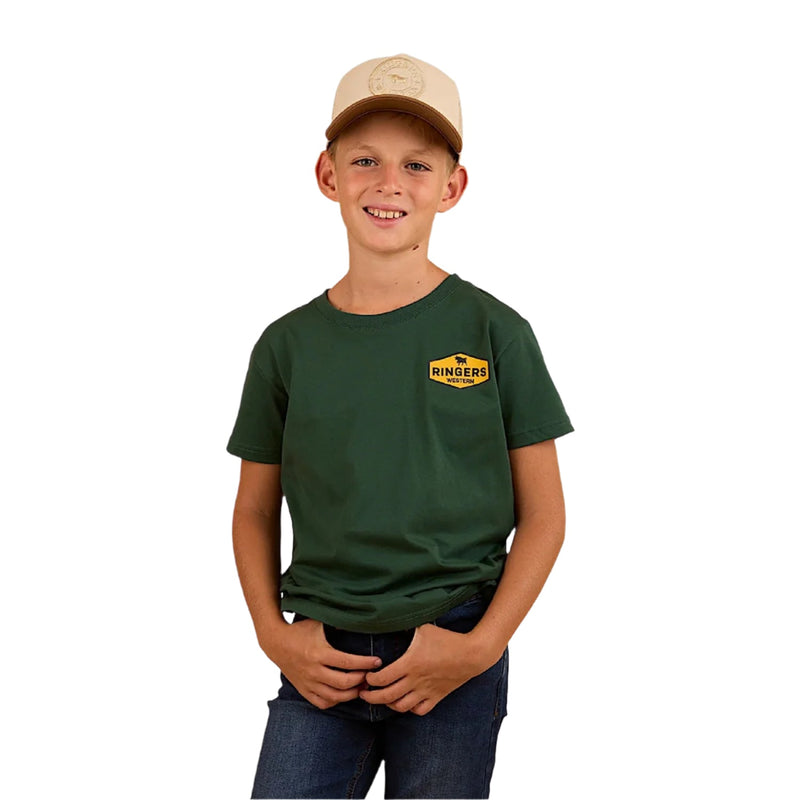 Ringers Western Kid’s Servo Classic Fit T-Shirt - Pine