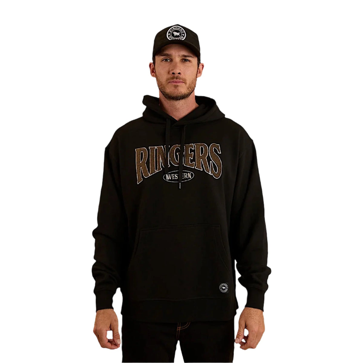 Ringers Western Men’s Daylesford Fleece - Black Military Green