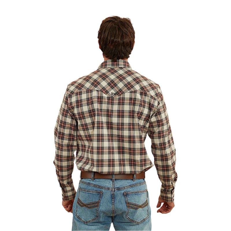 Ringers Western Men’s Dillinger Western Shirt - Dark Sand