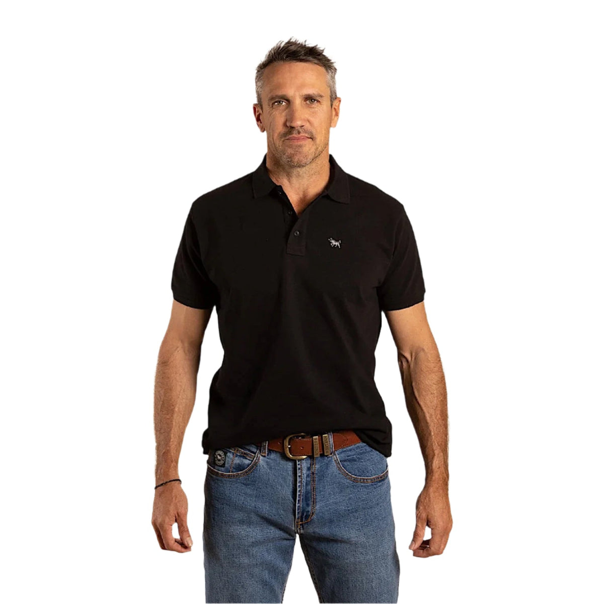 Ringers Western Men’s Essential Polo - Black