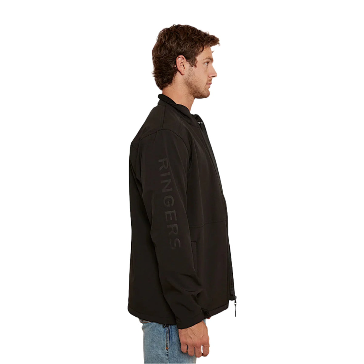 Ringers Western Men’s Roberts Windbreaker - Black