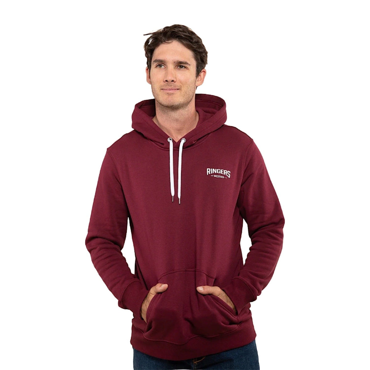 Ringers Western Men’s Squadron Hoodie - Burgundy