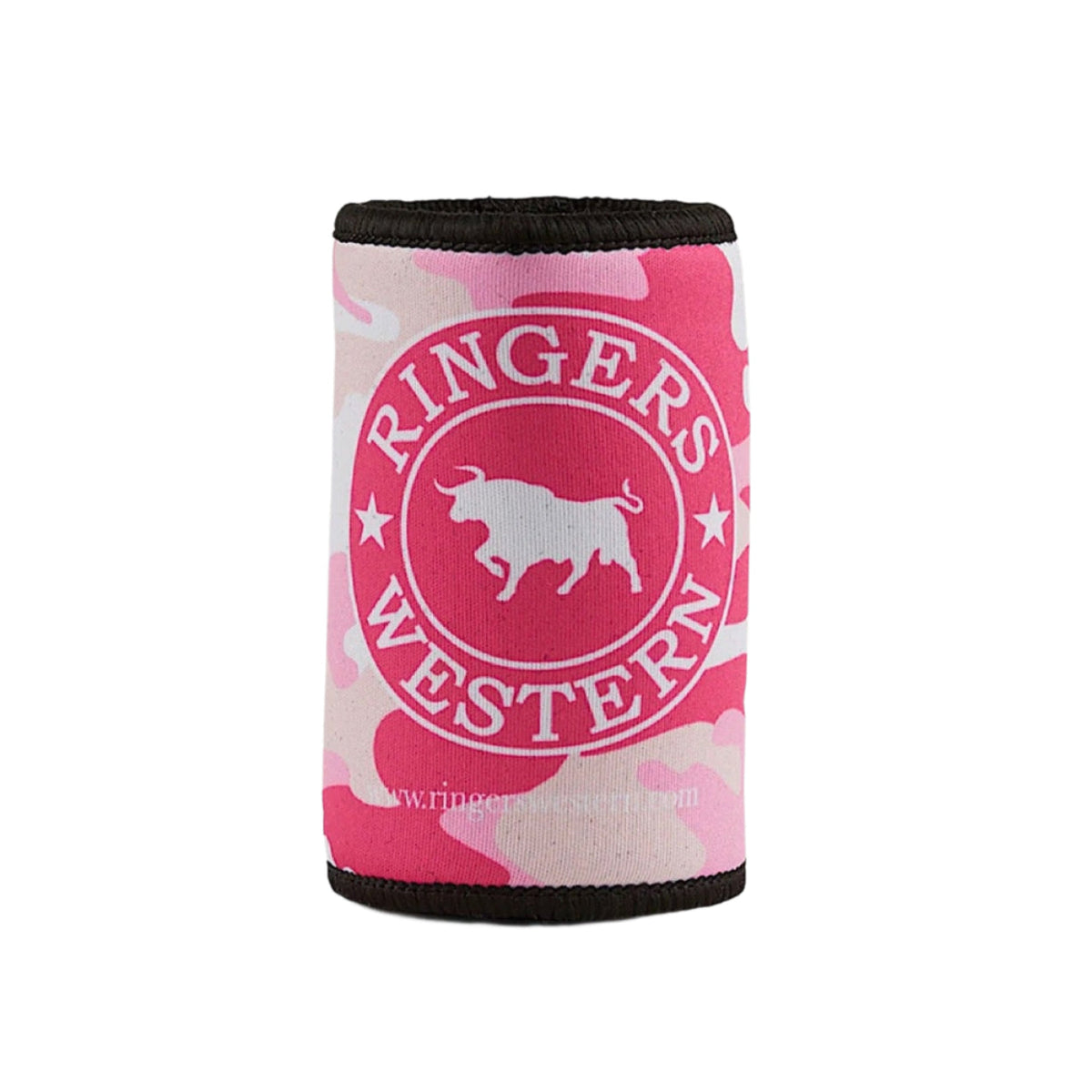 Ringers Western Signature Bull Stubby Cooler - Pink Camo