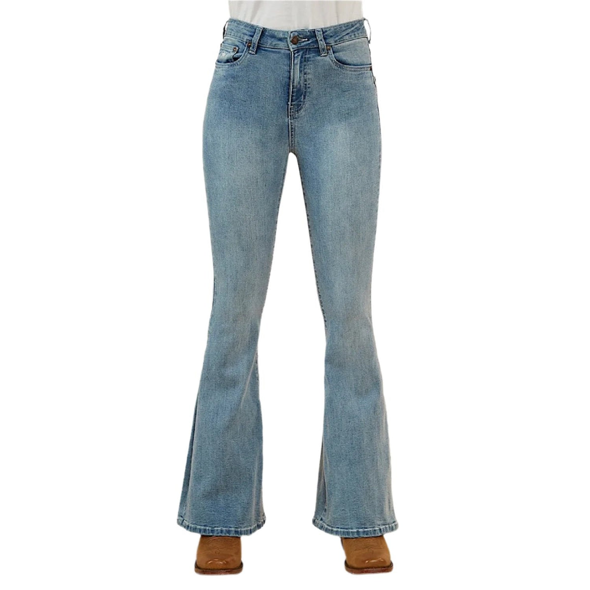 Ringers Western Women’s Bowie Flare Jean - Light Blue