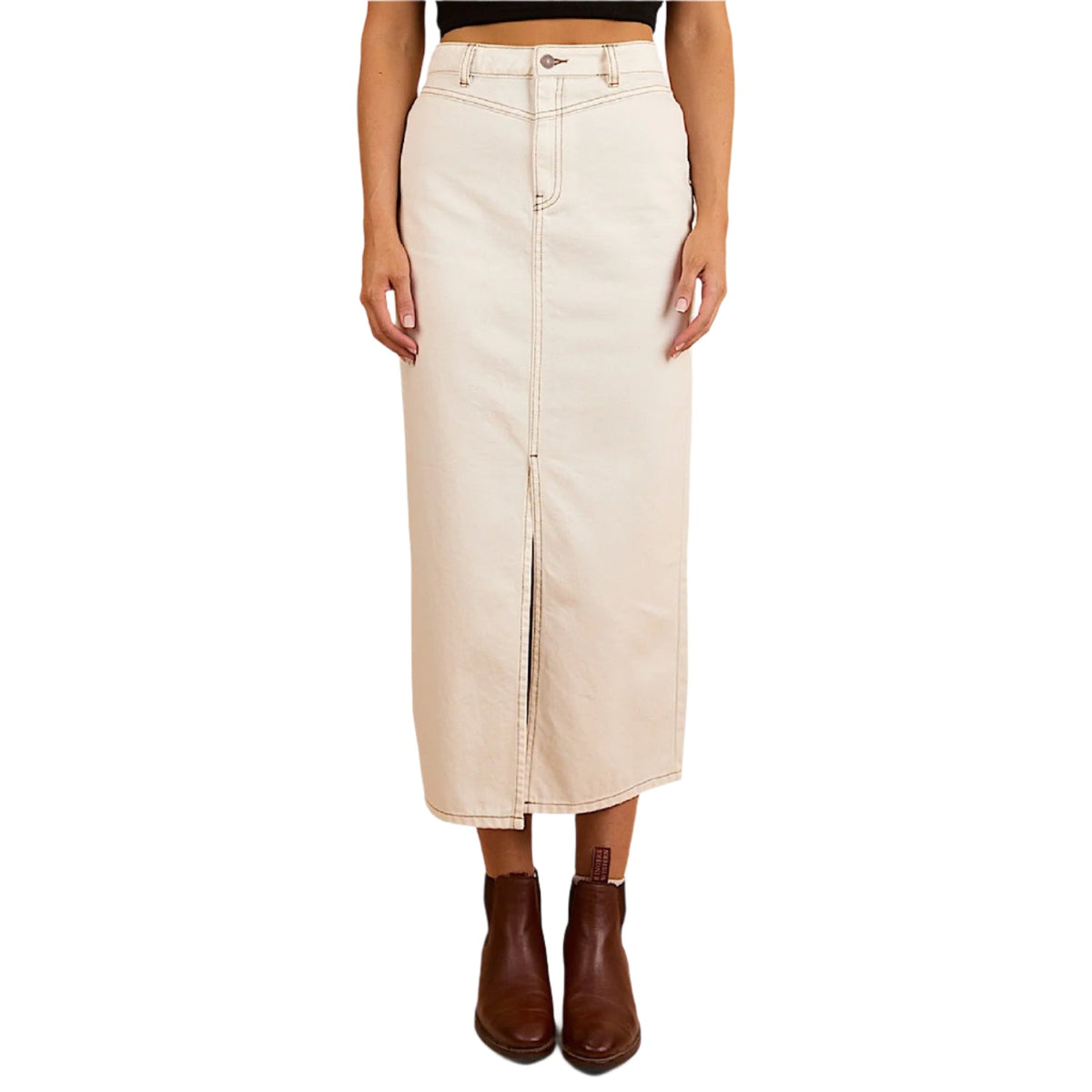 Ringers Western Women’s Christa Midi Skirt - Off White