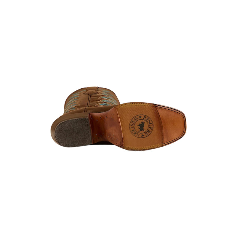 Ringers Western Women’s Longreach Cuban Heel Boot - Saddle Tan