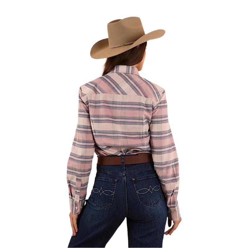 Ringers Western Women’s Millicent Flannel - Rosey Pink