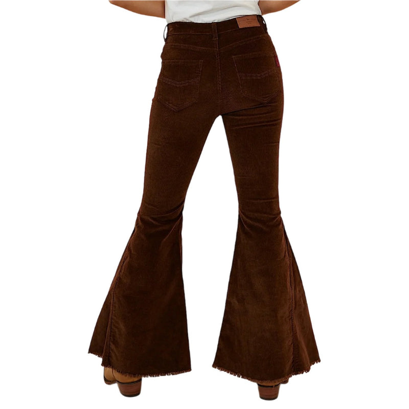 Ringers Western Women’s Norah Super Flare Jean - Chocolate Corduroy