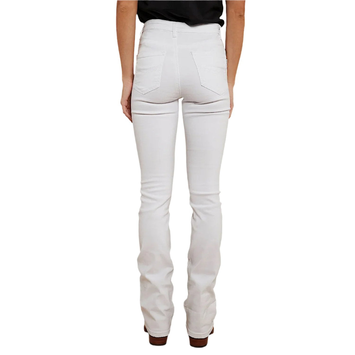 Ringers Western Women’s Penny High Rise Bootleg Jean - White