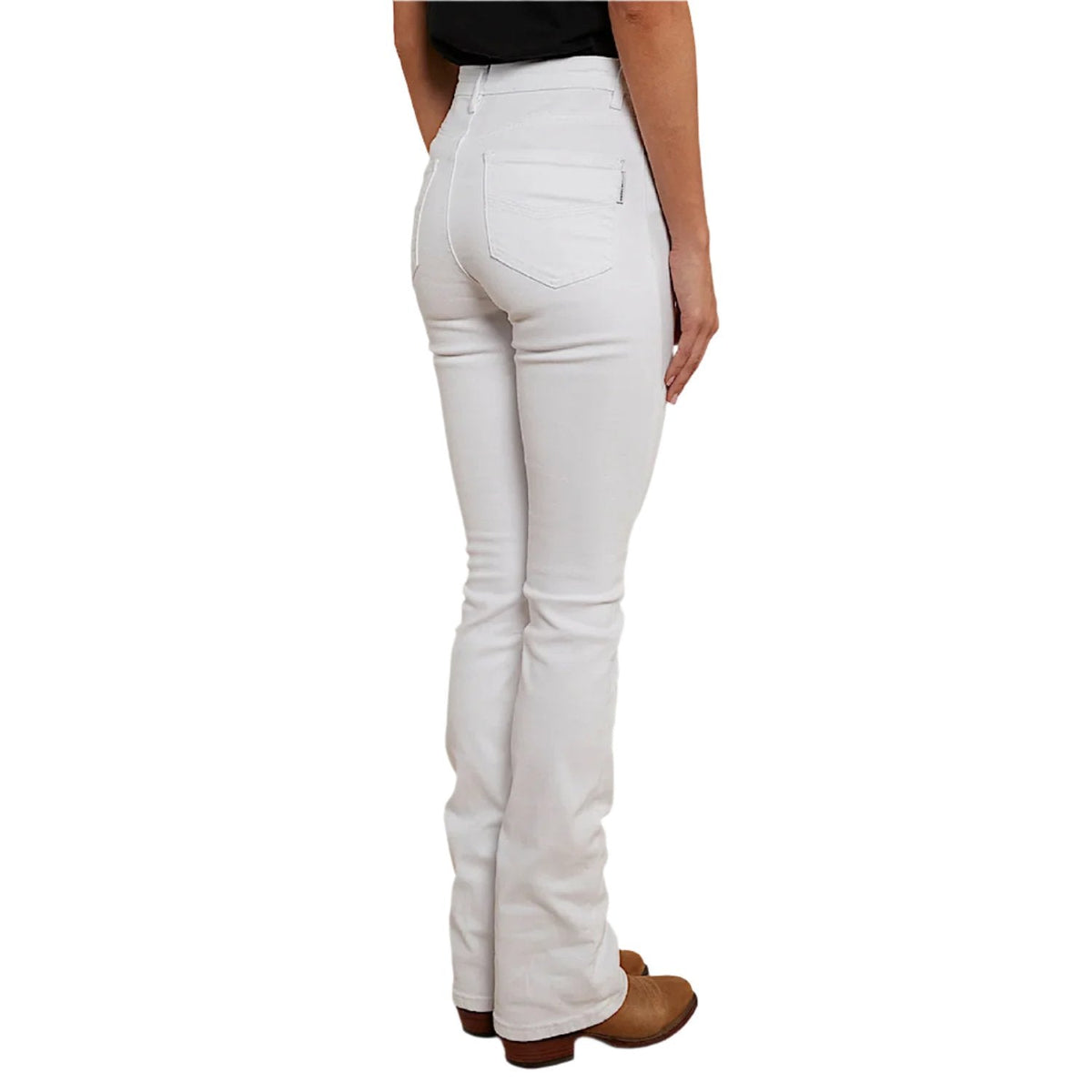 Ringers Western Women’s Penny High Rise Bootleg Jean - White