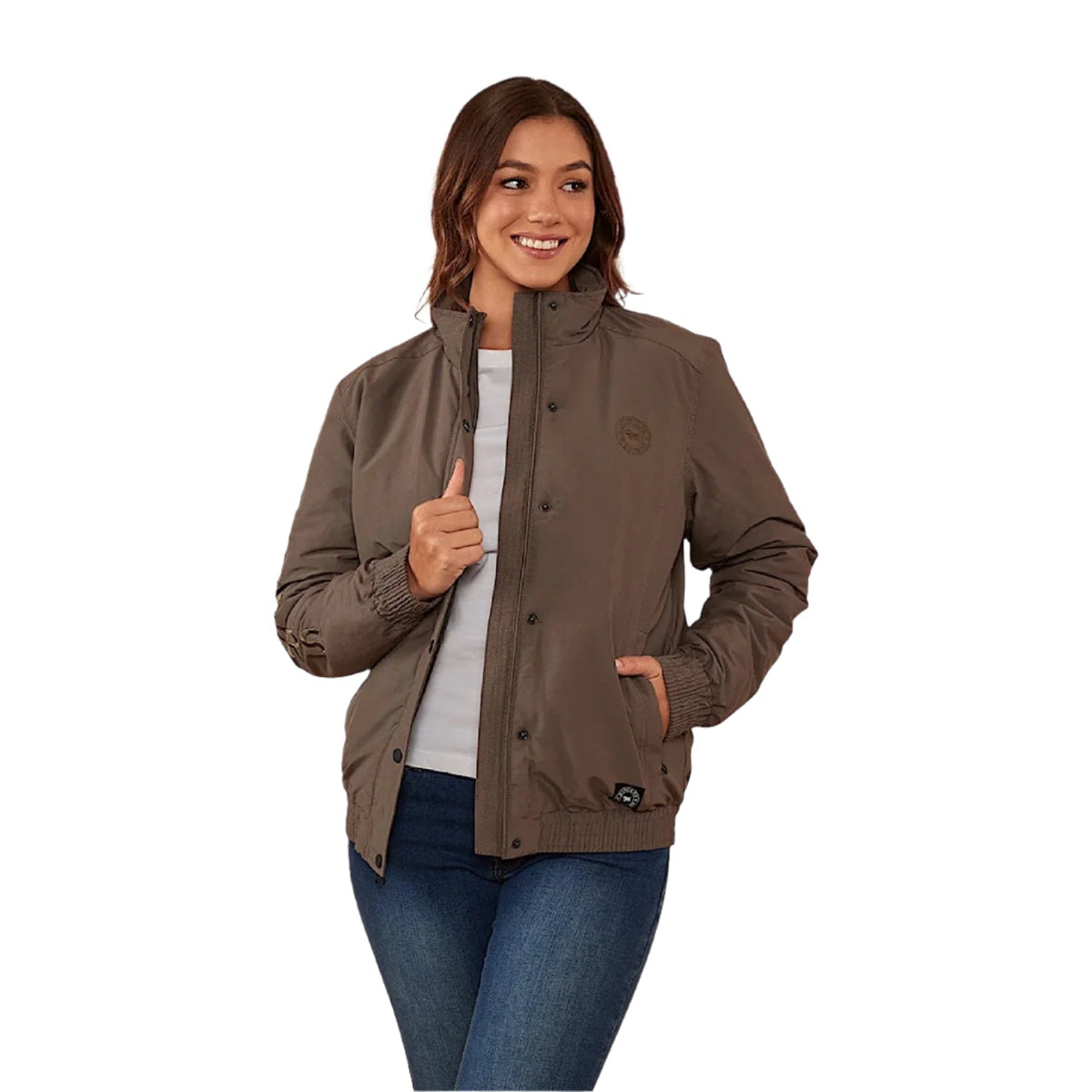 Ringers Western Women’s Tesbury Jacket - Brown / Military Green