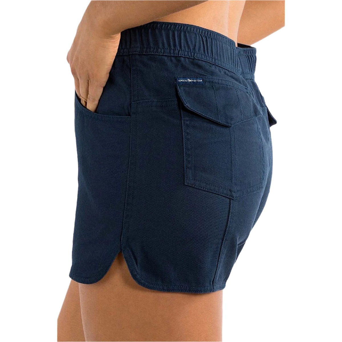 Ringers Western Women’s Tora Heavy Weight Ruggers - Dark Navy/Camel