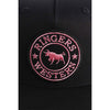 Ringers Western Signature Bull Trucker Cap - Black with Black & Pink Patch