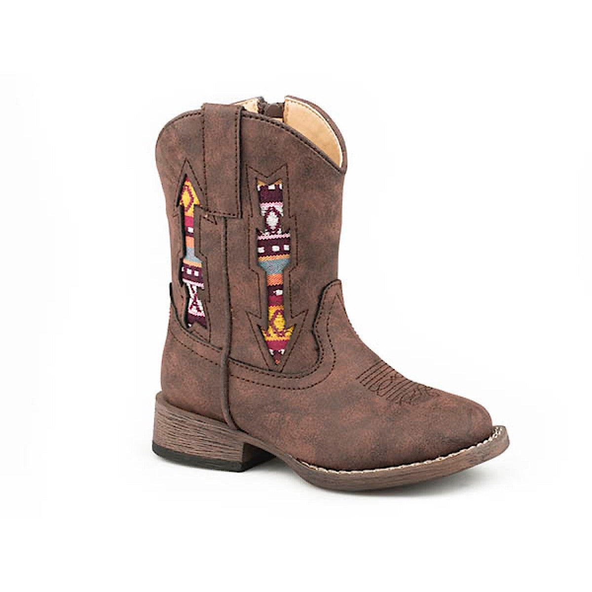 Roper Little Kid’s Double Arrows Boot - Brown