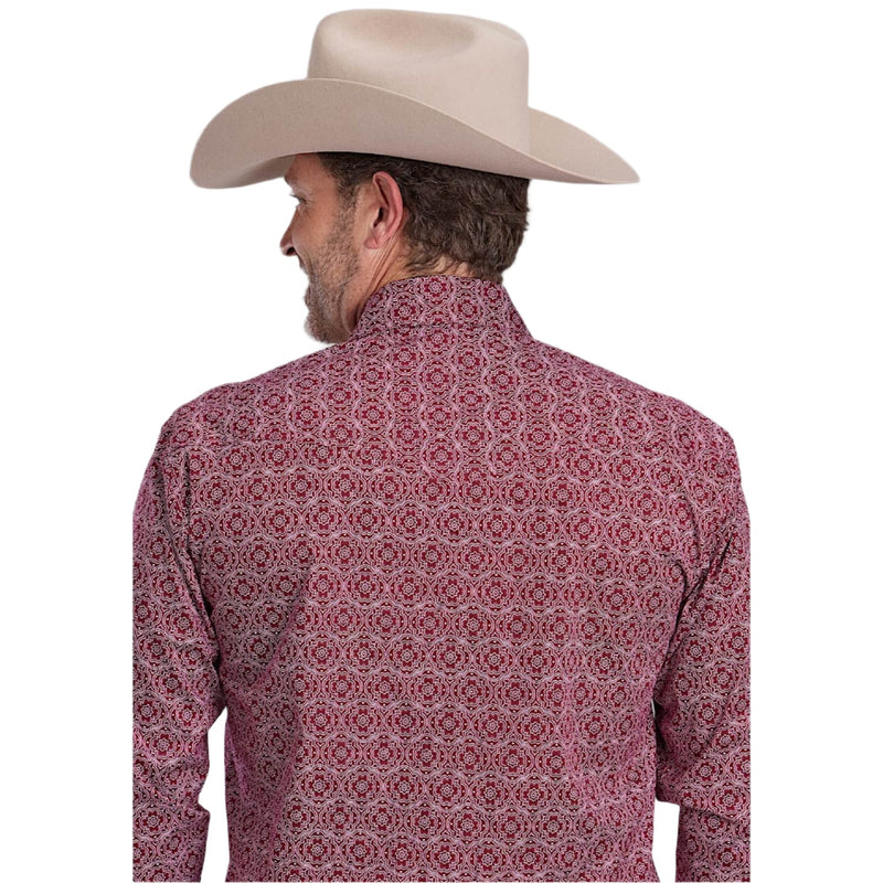 Roper Men’s Amarillo Collection Shirt - Print Red
