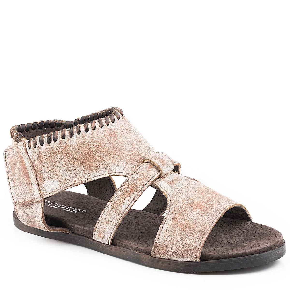 Roper Women’s Free Spirit Sandal - White Cow Suede