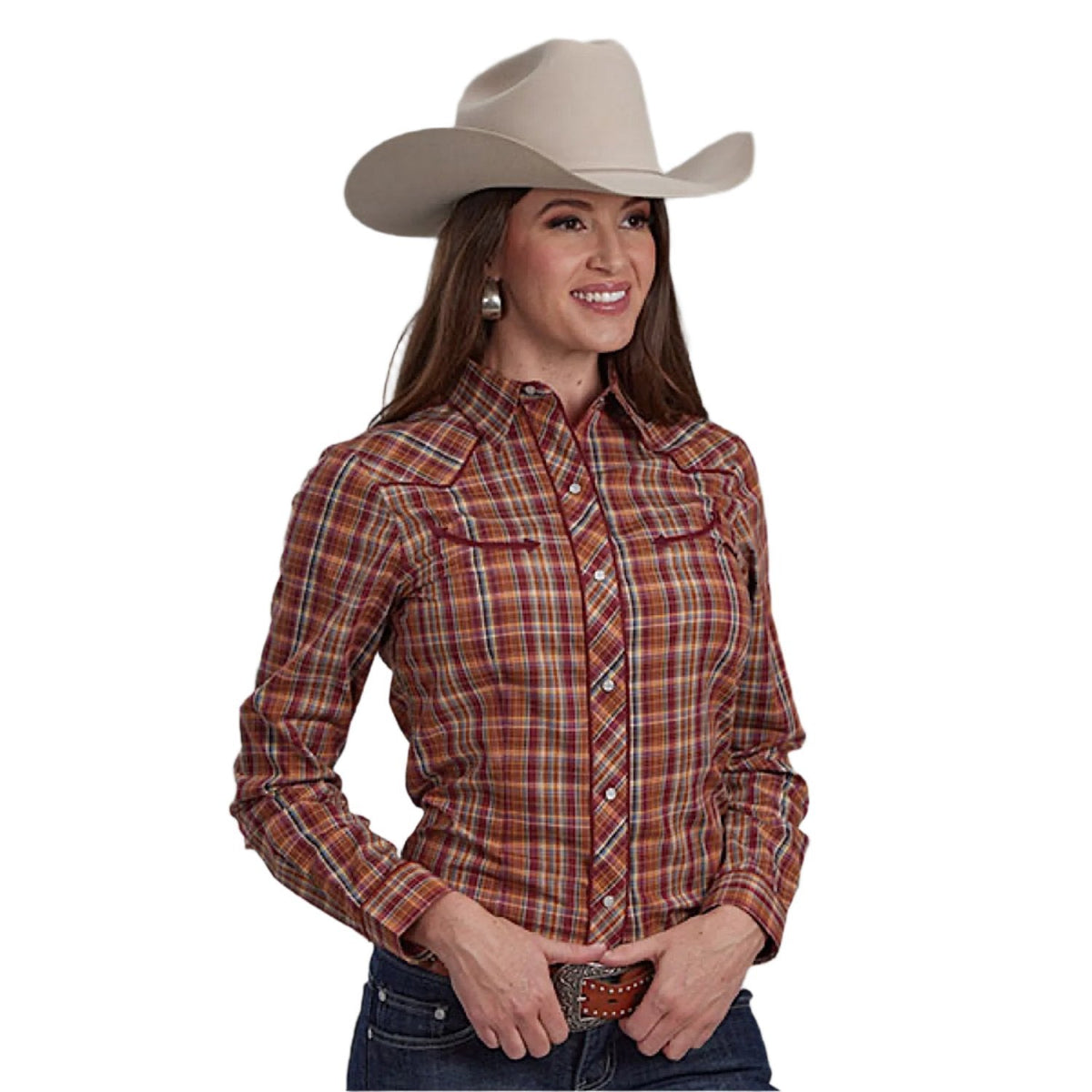 Roper Women’s Karman Special Style Collection Shirt - Plaid Multi