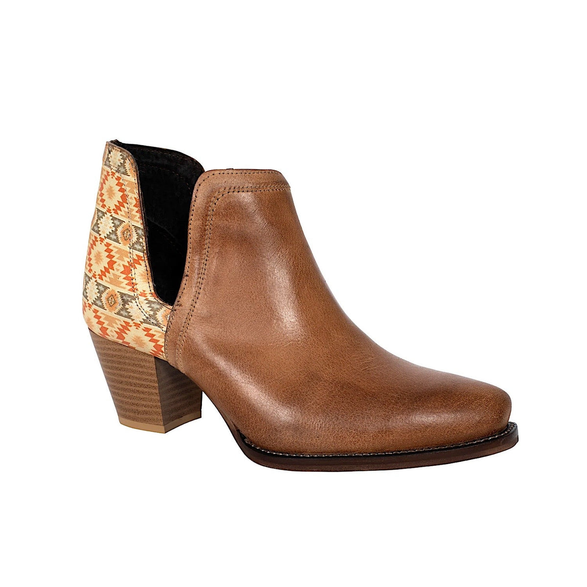 Roper Women’s Rowdy Boot - Aztec Tan/Aztec Leather
