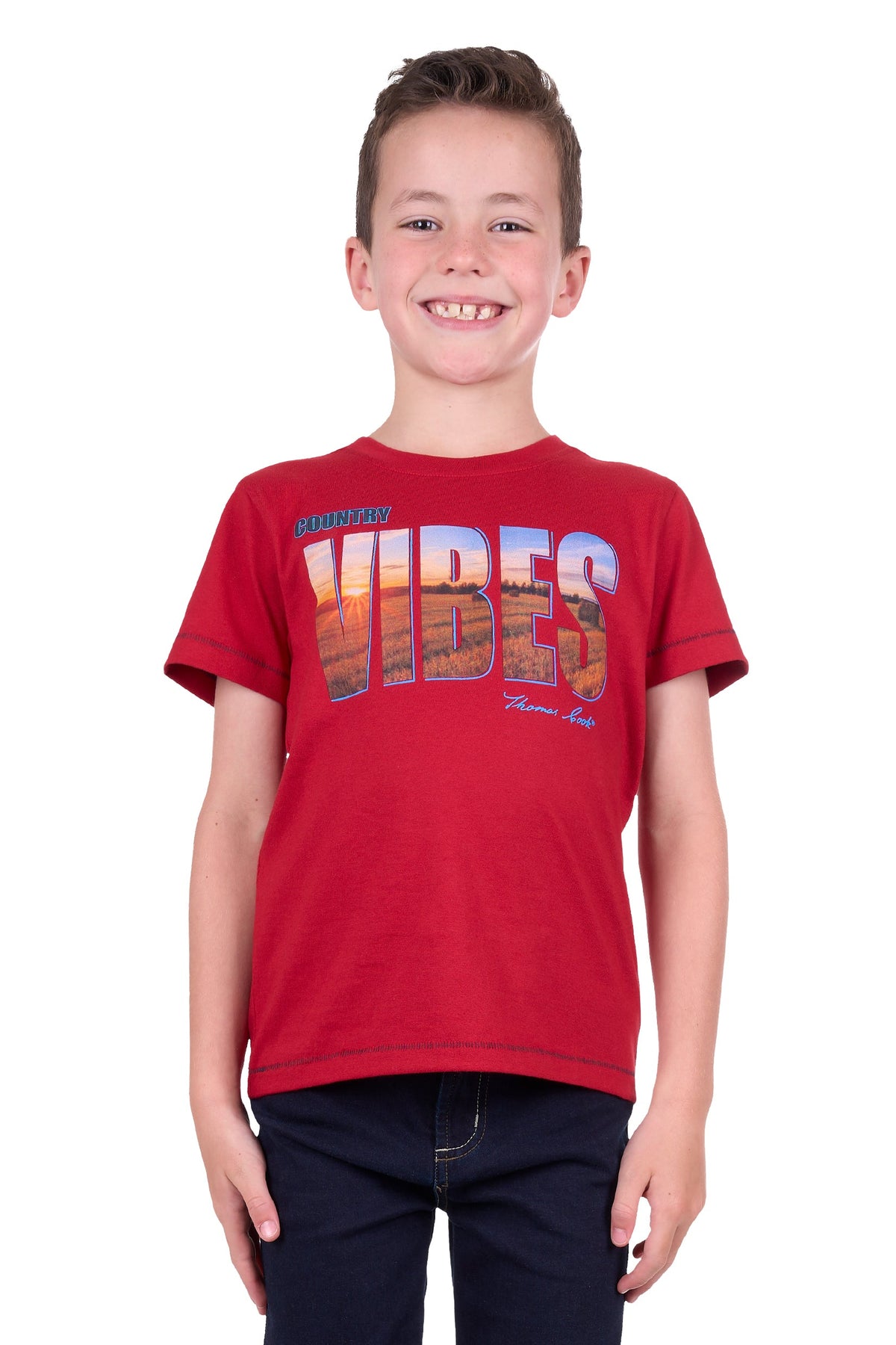 Thomas Cook Boy’s Rowan Tee Red