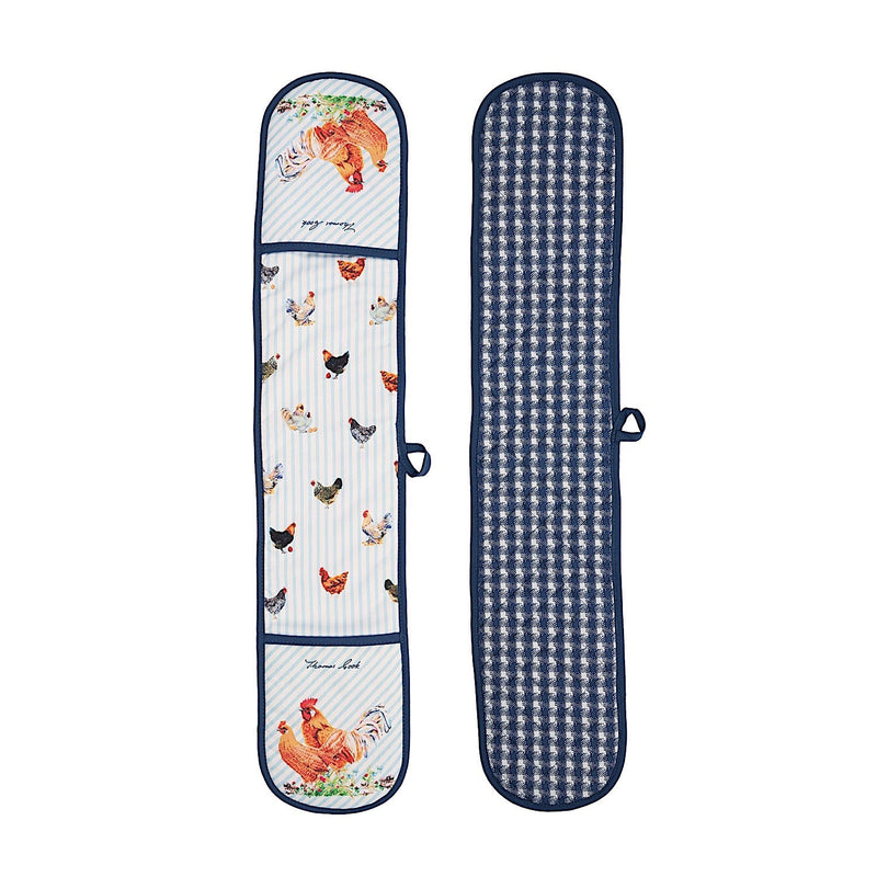 Thomas Cook Double Oven Glove - Navy/White (Chooks)