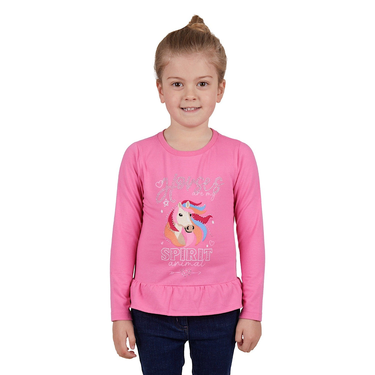 Thomas Cook Girls Aria Long Sleeve Tee Rose