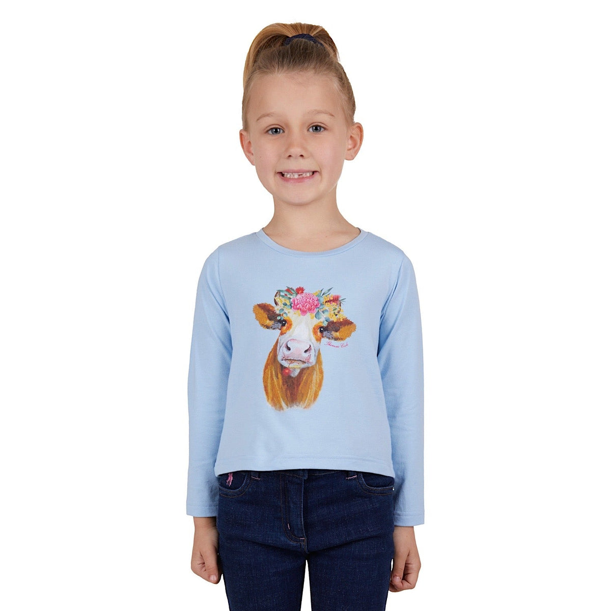 Thomas Cook Girls Kit Long Sleeve Tee Sky