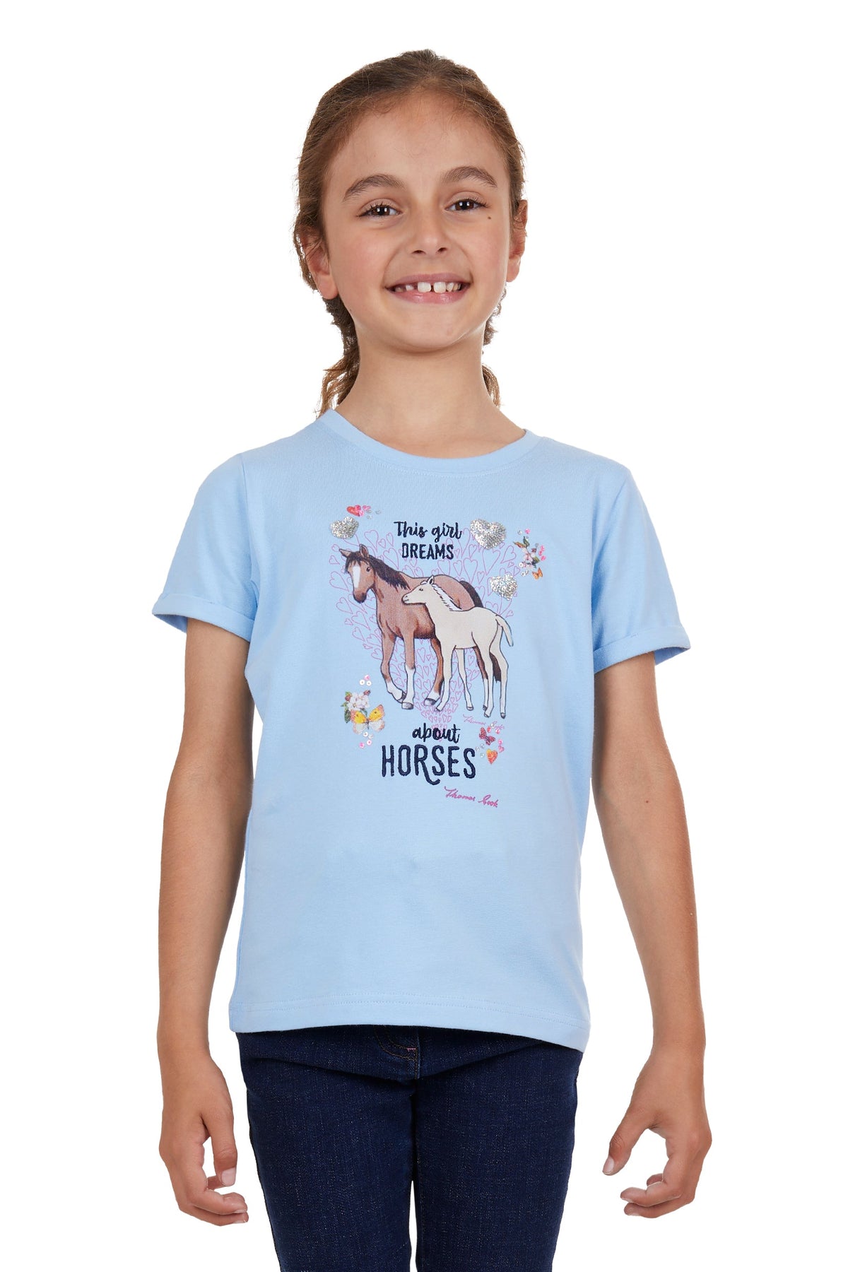 Thomas Cook Girl’s Nicole Tee Light Blue