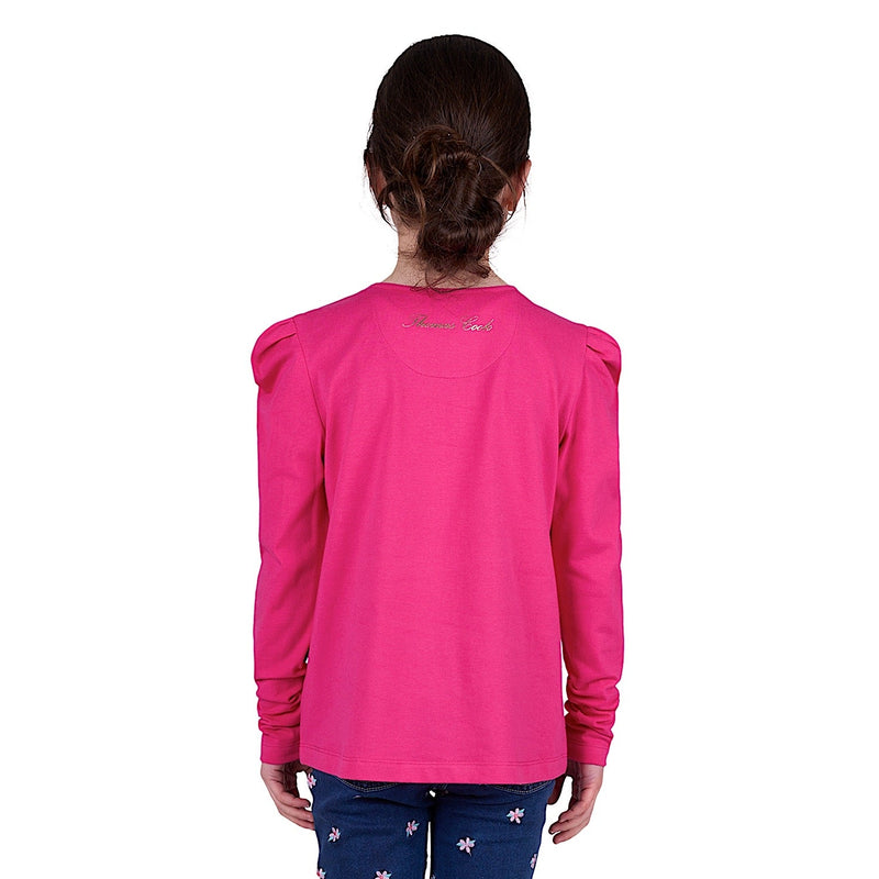 Thomas Cook Girl’s Sabrina Long Sleeve Tee - Hot Pink