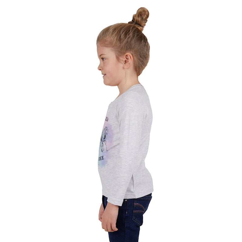 Thomas Cook Girls Tilly Long Sleeve Tee White Marle