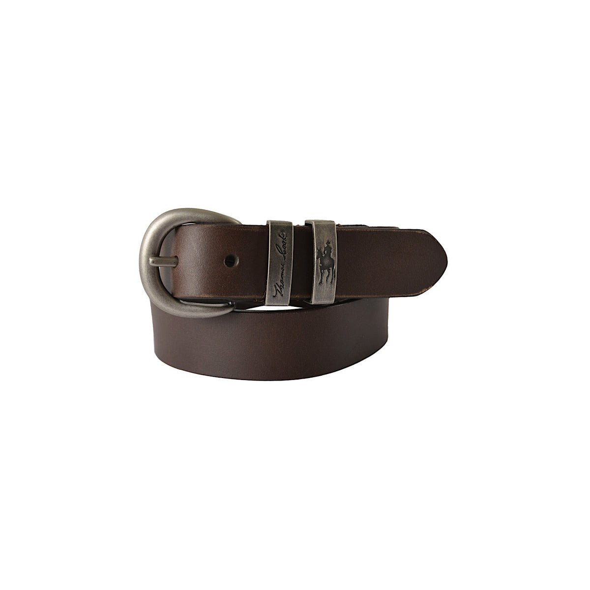 Thomas Cook Kid’s Silver Twin Keeper Belt Chocolate