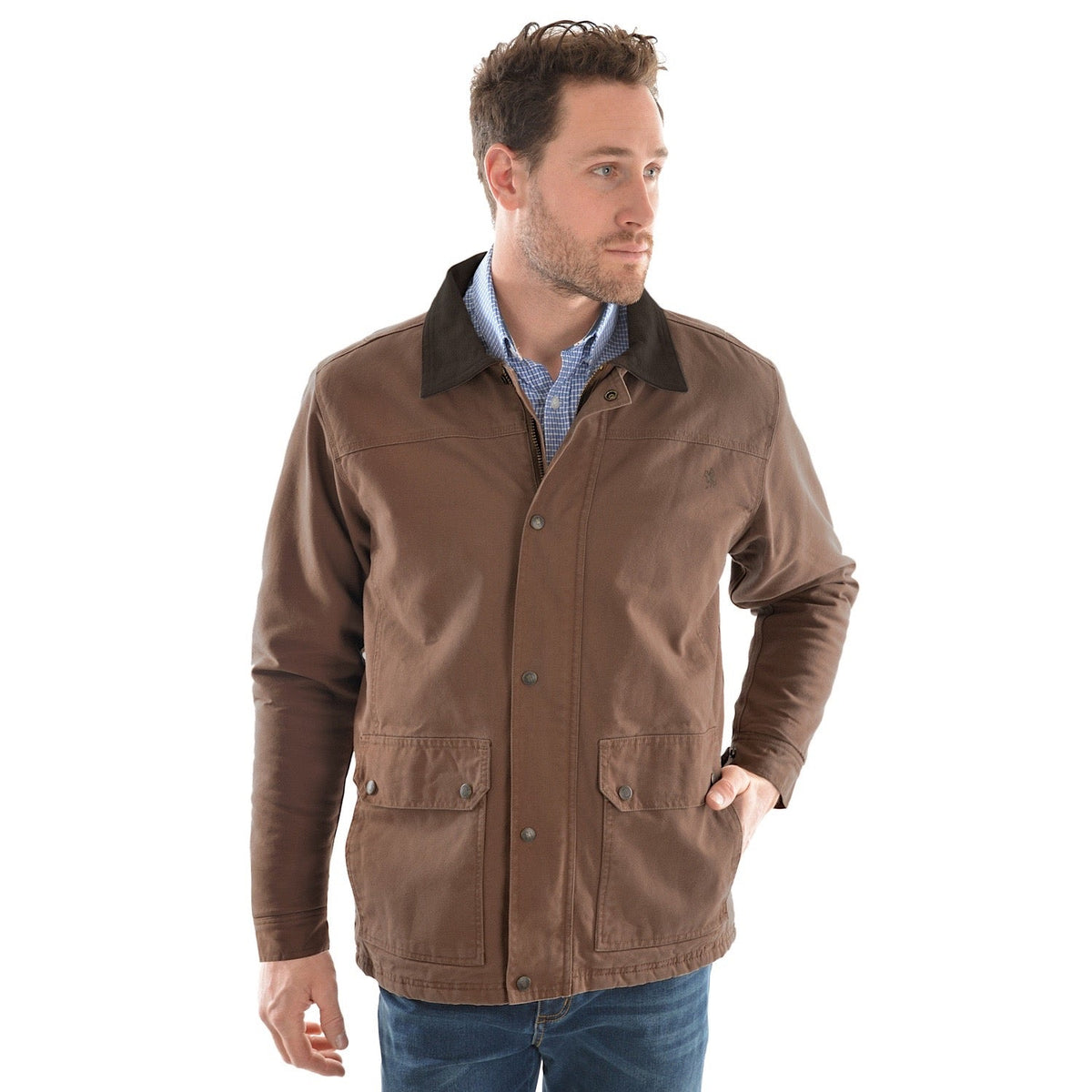 Thomas Cook Men’s Canvas Jacket - Dark Tan