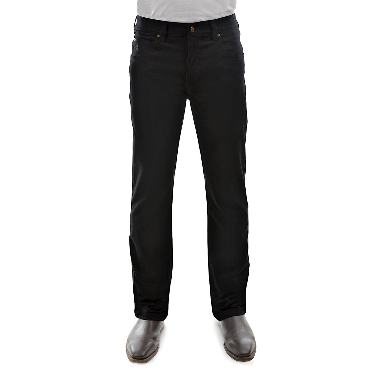 Thomas Cook Men’s Coloured Wool Denim Jeans 32’’ Leg Black
