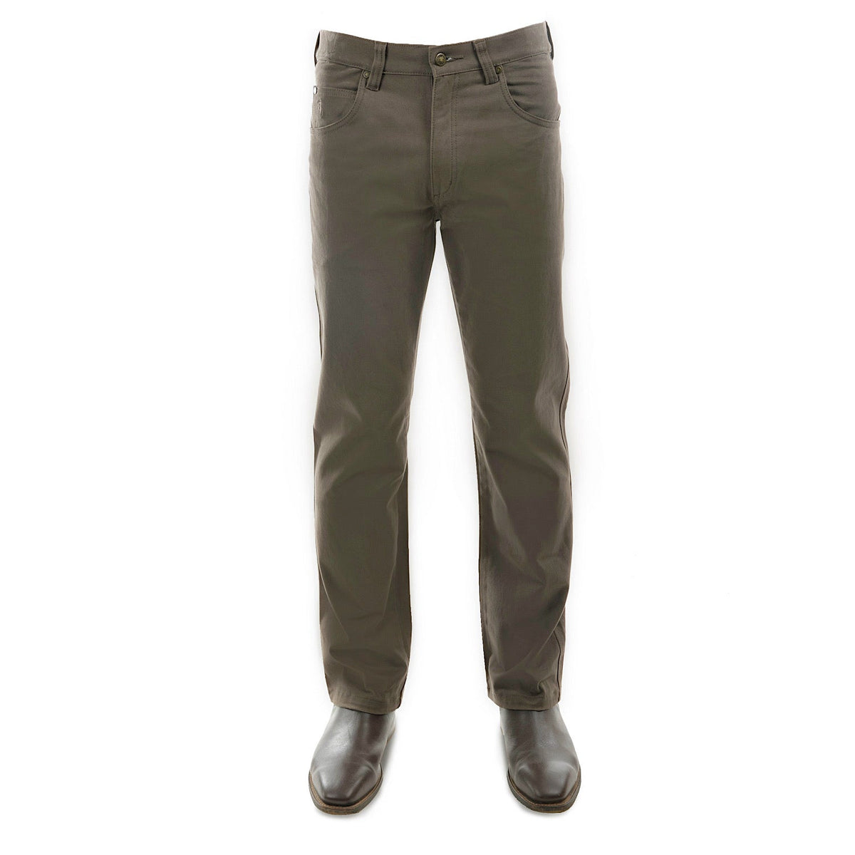 Thomas Cook Men’s Coloured Wool Denim Jeans 32’’ Leg Greystone