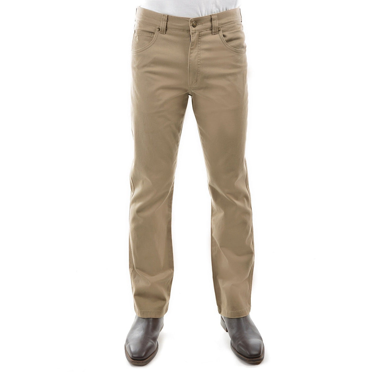 Thomas Cook Men’s Coloured Wool Denim Jeans 32’’ Leg Sand