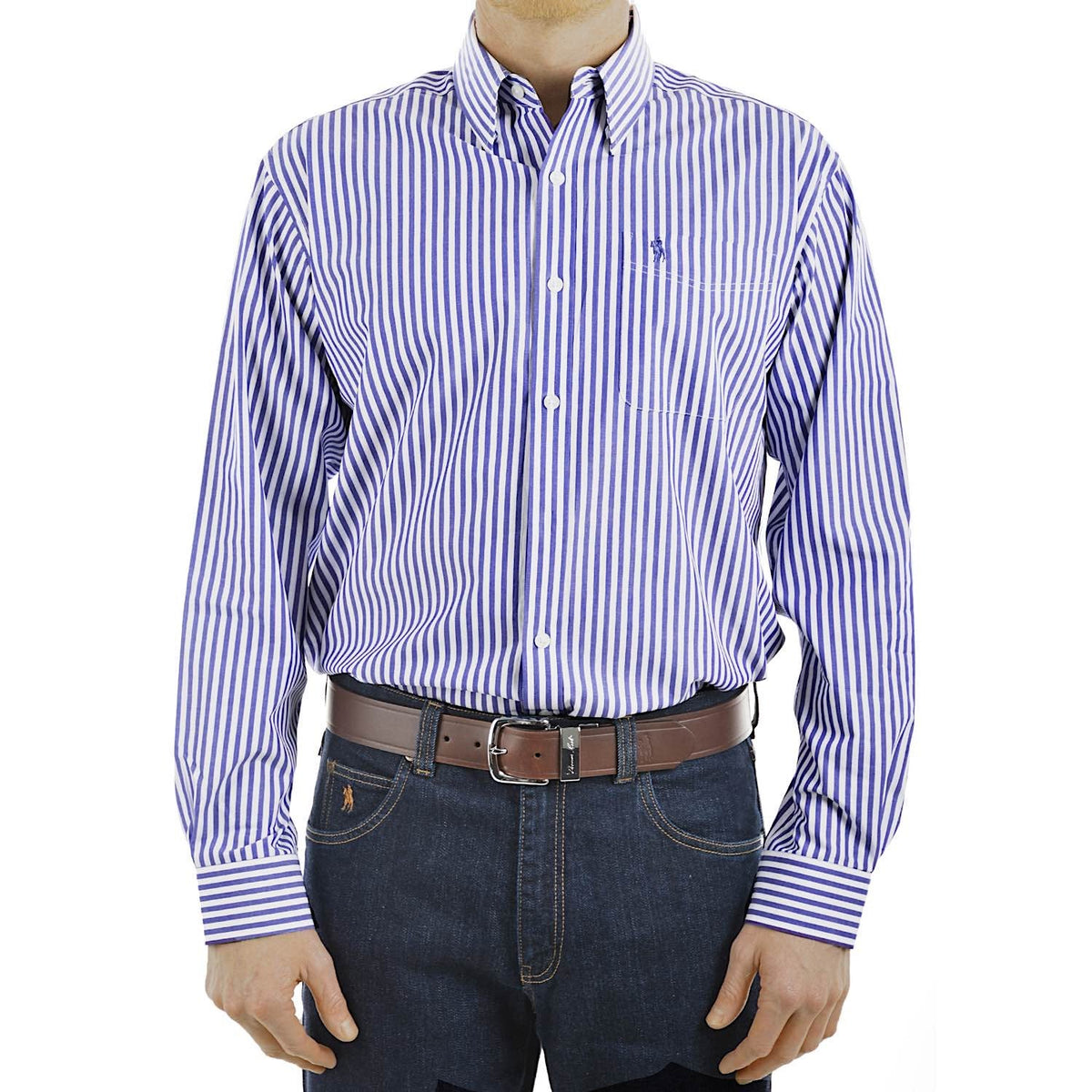 Thomas Cook Men’s Lawson Striped Shirt - Blue/White