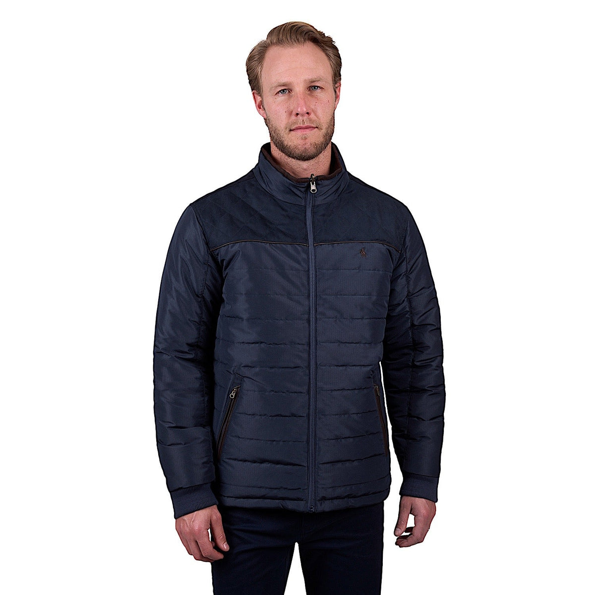 Thomas Cook Men’s Nathan Reversible Jacket - Dark Brown/Navy