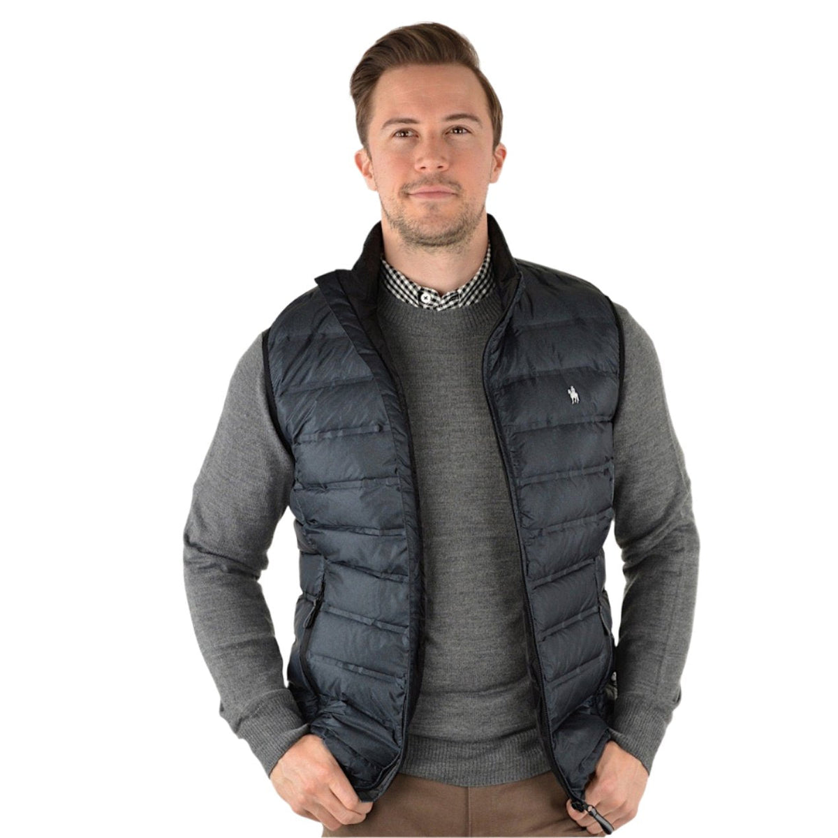 Thomas Cook Men’s New Oberon Light Weight Down Vest Midnight