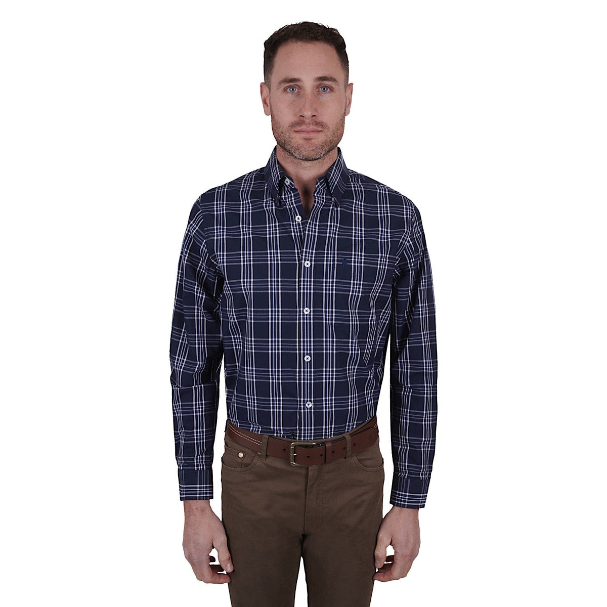 Thomas Cook Men’s Spencer Check Shirt - Navy/Royal