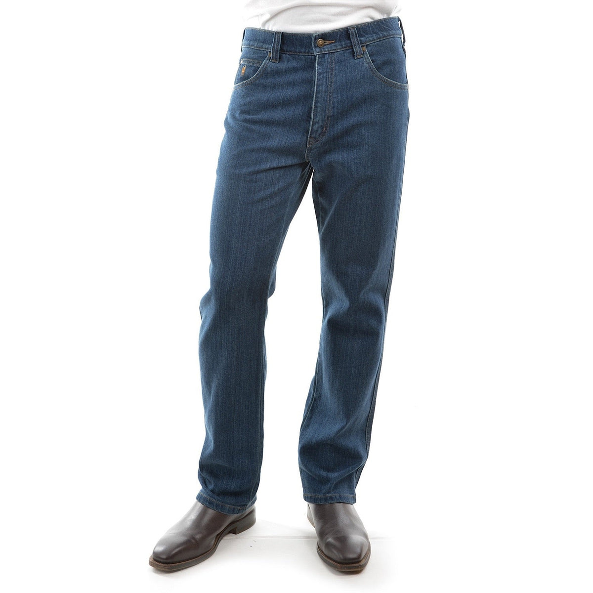 Thomas Cook Men’s Stretch Jean Regular Fit Stone Wash