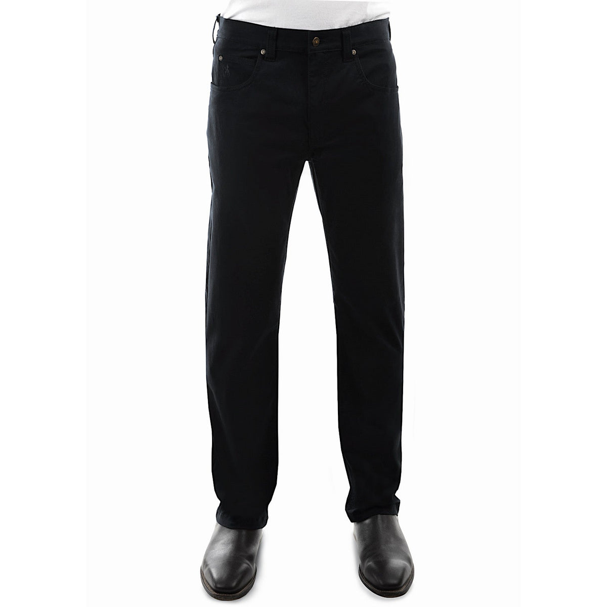 Thomas Cook Men’s Tailored Moleskin Jean 32’’ Leg Black