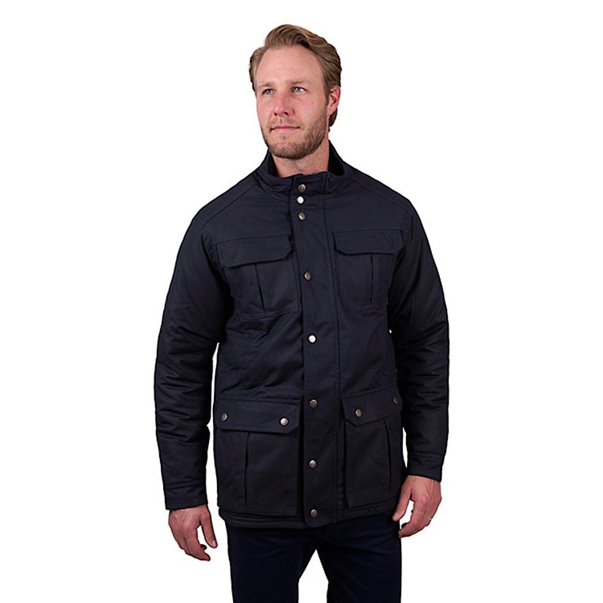 Thomas Cook Men’s Tarcutta Oilskin Jacket - Navy