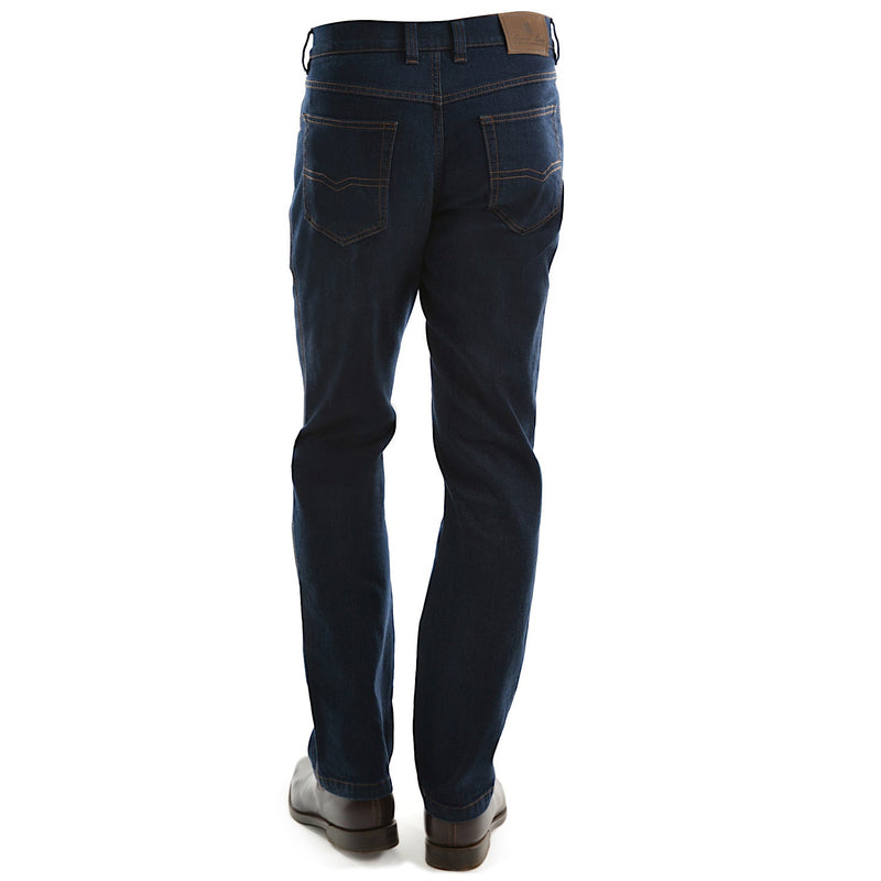 Thomas Cook Mens Wool Denim Jeans Darkest Indigo 32’’ Leg