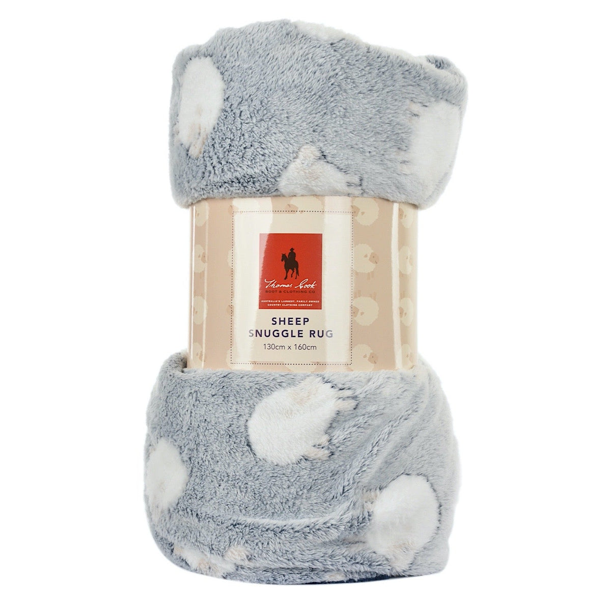 Thomas Cook Sheep Snuggle Rug Grey/Blue TCP2950201