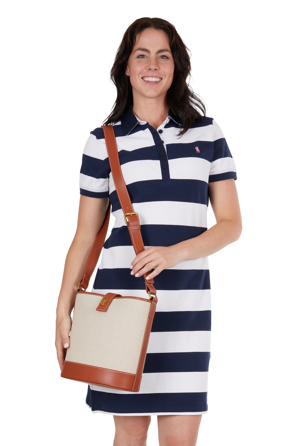 Thomas Cook Women’s Beth Polo Dress Navy/White