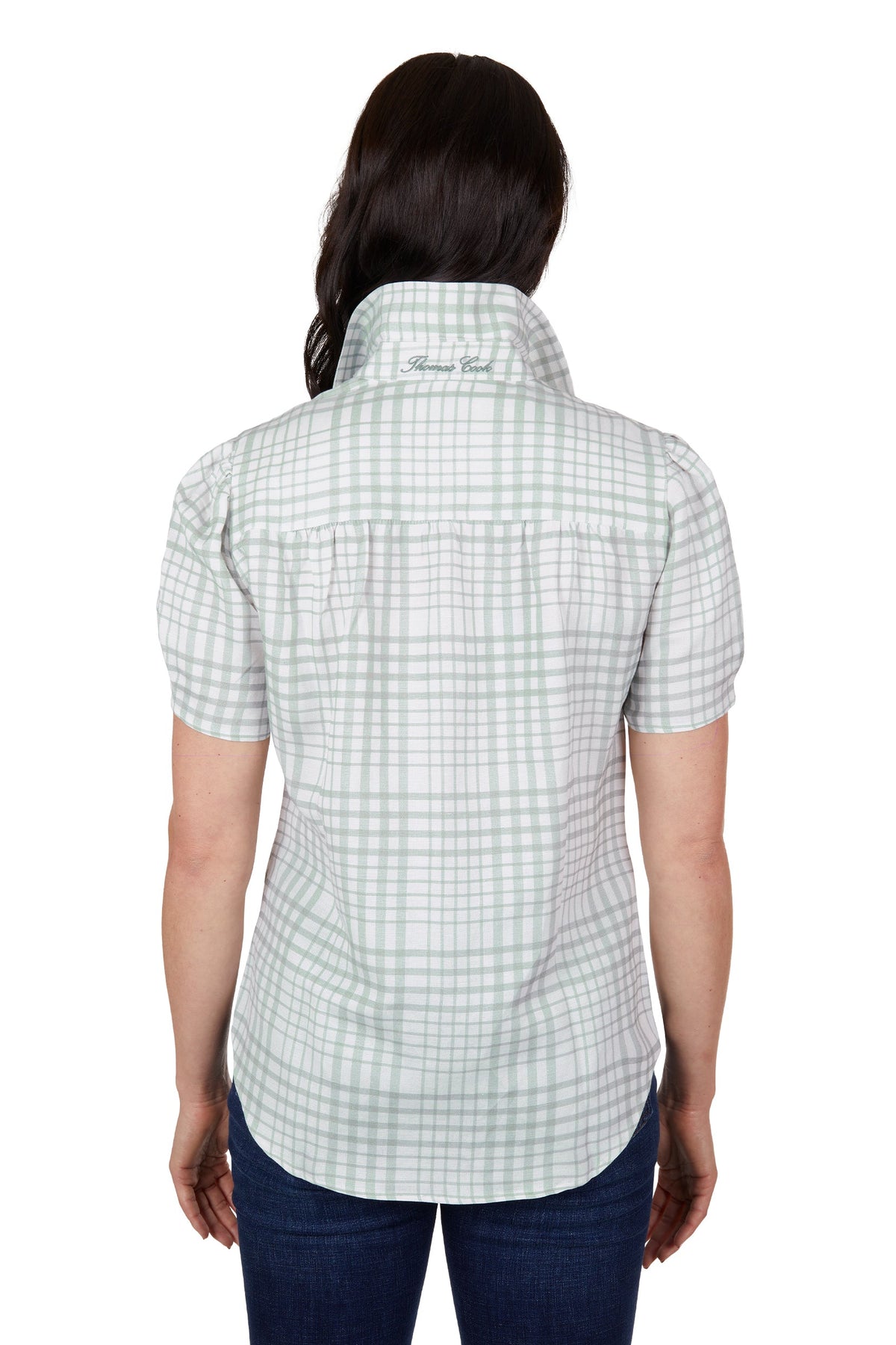 Thomas Cook Women’s Blake Linen Short Sleeve Shirt Sage
