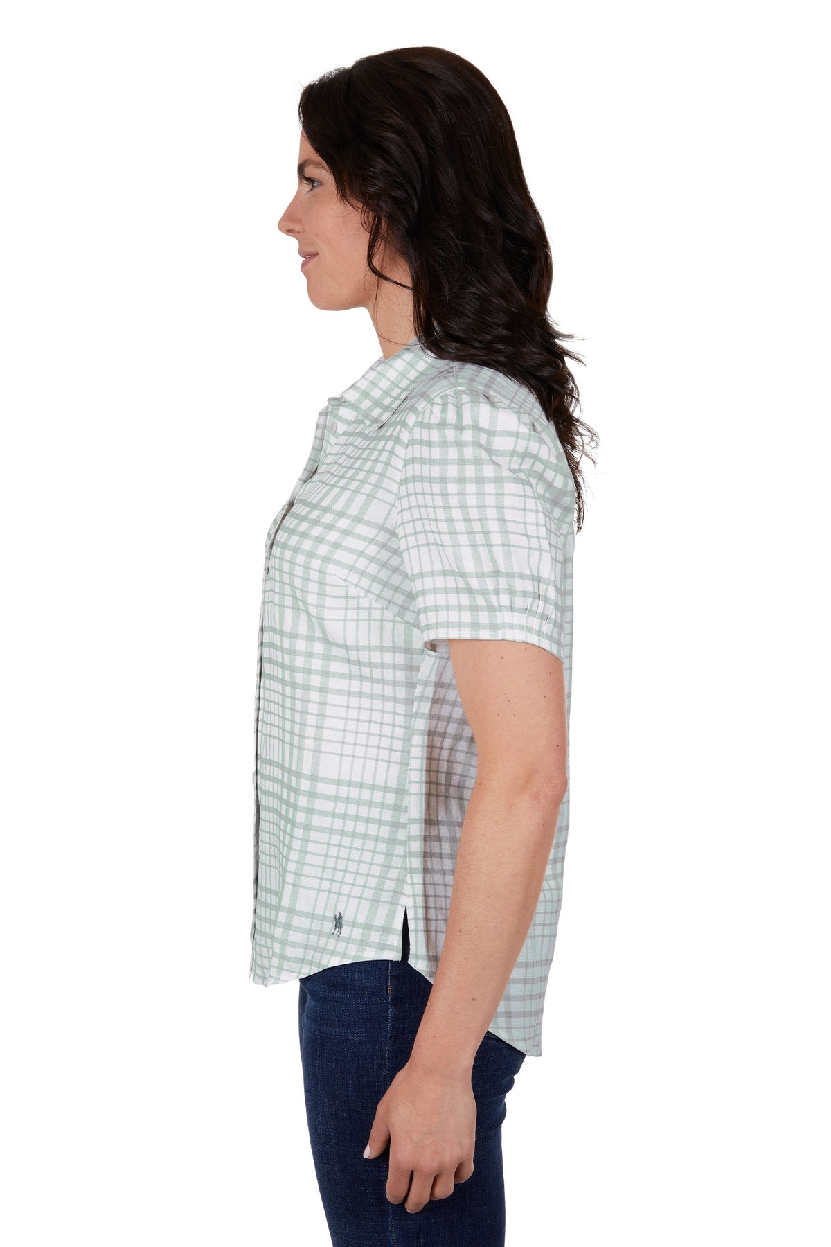 Thomas Cook Women’s Blake Linen Short Sleeve Shirt Sage