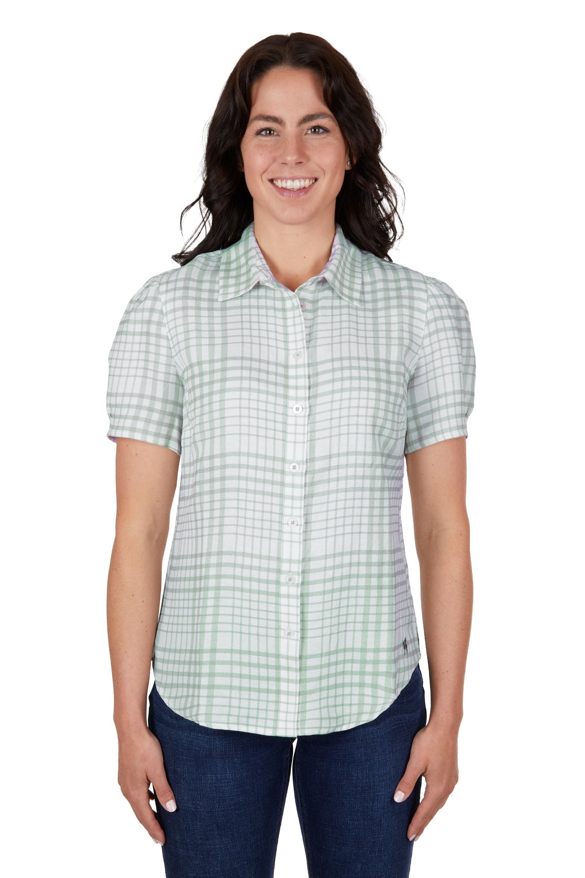 Thomas Cook Women’s Blake Linen Short Sleeve Shirt Sage